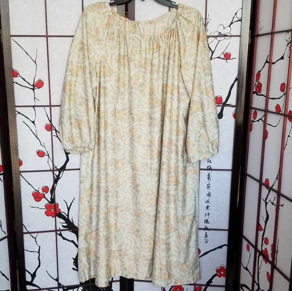 Vintage Moo-Moo One Size Nightgown Handmade